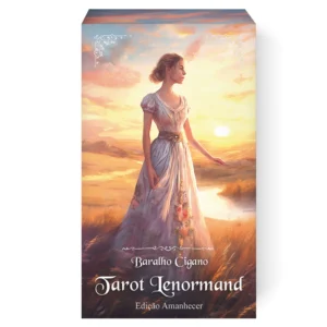 Cigano Tarot Lenormand Ed. Amanhecer Idioma Português, 40 cartas + livreto + caixa