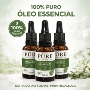 Óleo Essencial de Melaleuca 100% Natural 30ml