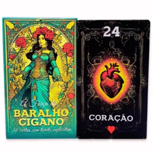 Força do Baralho Cigano Espiritual 36 Cartas Tarô c/ Manual