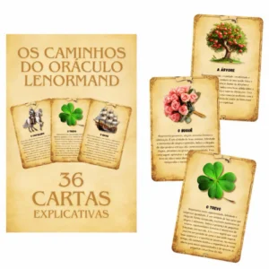 Baralho Tarot Os Caminhos Do Oráculo Lenormand P/ Iniciantes 36 Cartas Plastificadas Lançamento